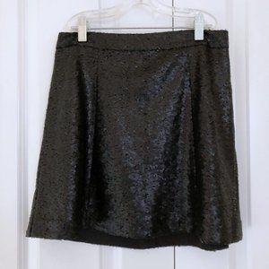 Decree Black Sequin Mini Skirt *NWOT*